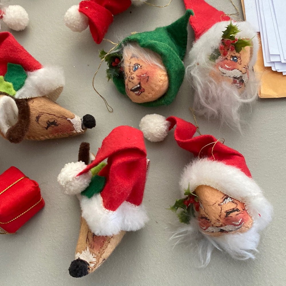 Vintage Annalee tree ornaments (14)